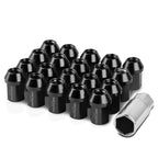 M12 x 1.5 Acorn Style Lug Nuts 20pc Set - Aluminum