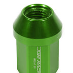 Acorn Style Lug Nuts M12 x 1.5 Green Aluminum 20pc Set
