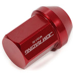 M12 x 1.5 Acorn Style Aluminum Lug Nuts - 35mm Red 20pc Set
