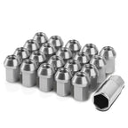 M12 x 1.5 Acorn Style Lug Nuts 20pc Set - Aluminum