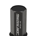 M12 x 1.5 Acorn Style Extended Lug Nuts - Aluminum Black 20pc Set