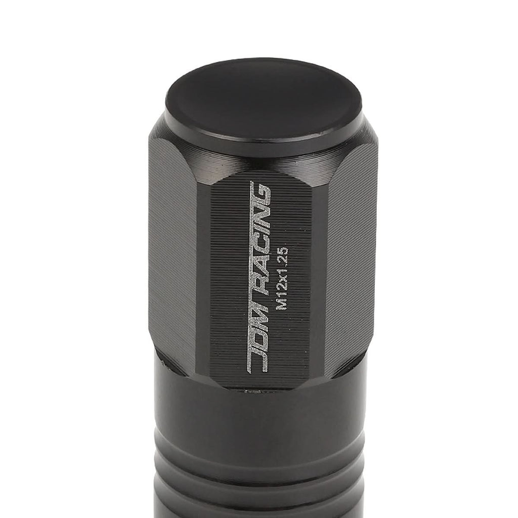 M12 x 1.25 Extended Closed End Lug Nuts 20pc Set Aluminum