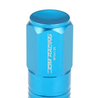 Aluminum Lug Nuts M12x1.25 50mm Grooved Shank Extended Closed End 20pc