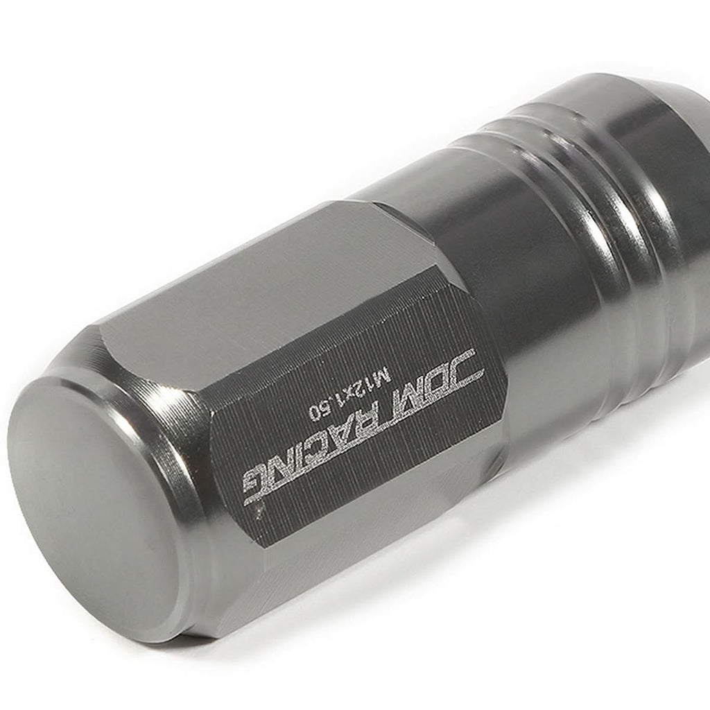 M12 X 1.5 Grooved Shank Lug Nuts - Extended Closed End Aluminum