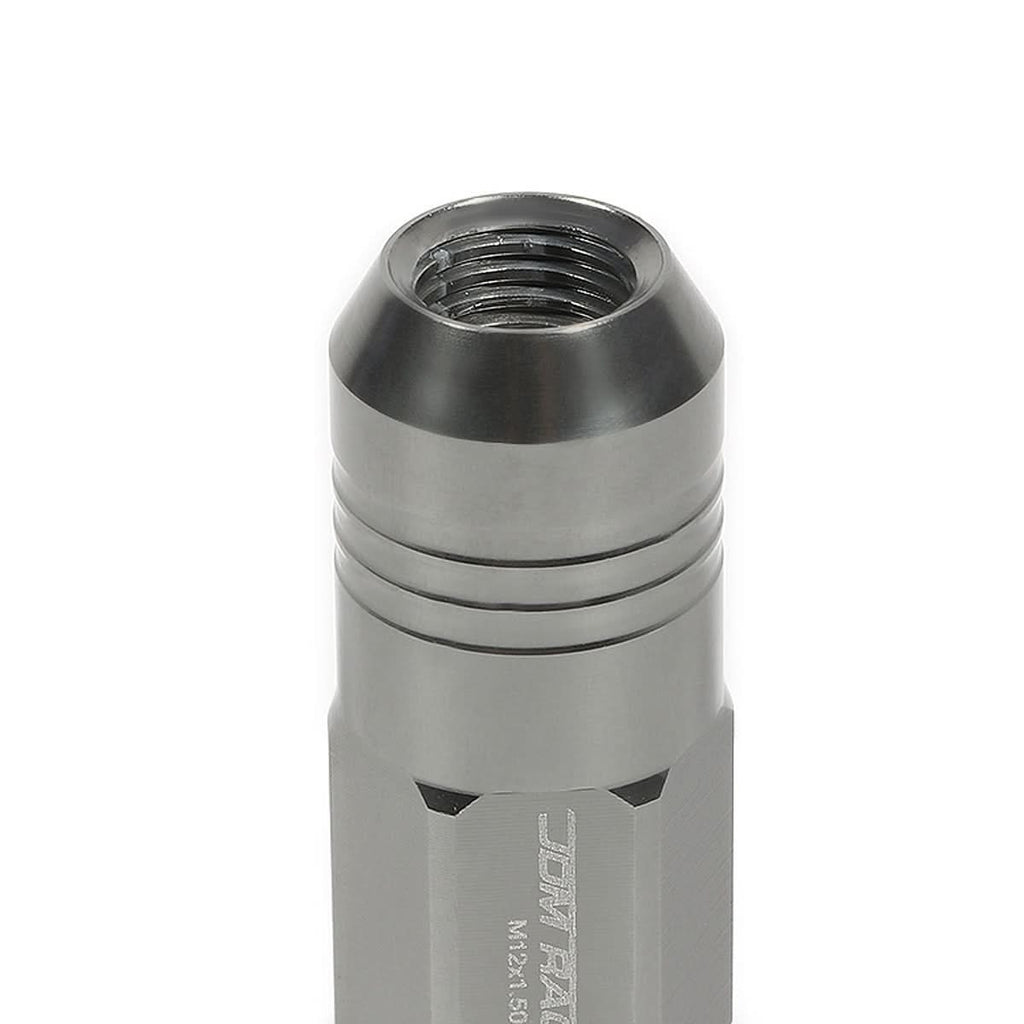 M12 X 1.5 Grooved Shank Lug Nuts - Extended Closed End Aluminum