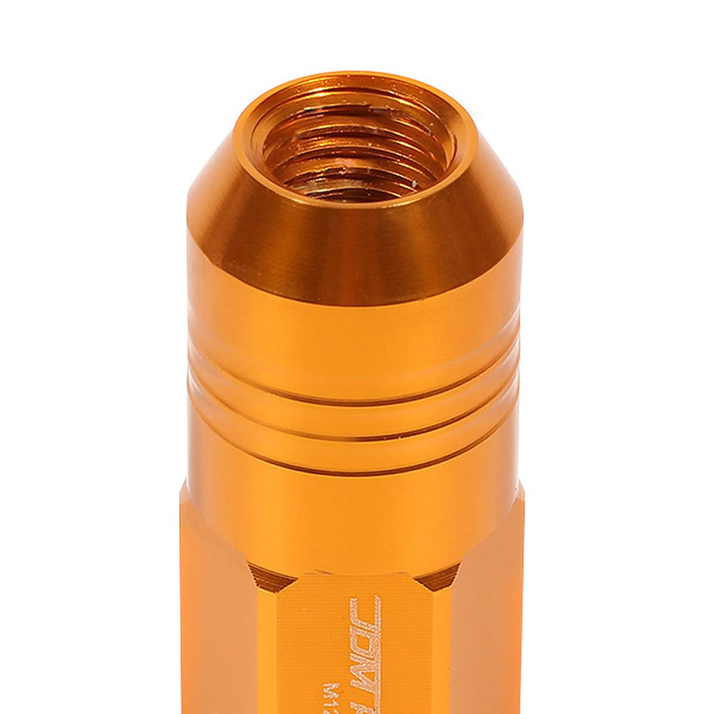 M12 x 1.5 Extended Grooved Shank Lug Nuts 20pc Set - Aluminum