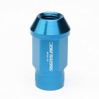 M12x1.5 Extended Acorn Lug Nuts - 44mm Aluminum - Light Blue 20pc
