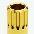 M12 x 1.5 400 Style Extended Lug Nuts with Locks - Aluminum