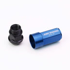 Universal Aluminum M12 x 1.25 Extended Lug Nuts 20pc Set Blue