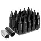M12 x 1.5 Extended Spike Lug Nuts 20pc Set - Aluminum