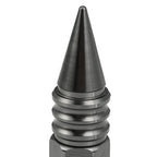 M12 x 1.5 Aluminum Lug Nuts 60mm Spike Style 20pc Set Gun Metal