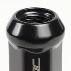 M14 x 1.5 Spike Lug Nuts 23mm OD 112mm Tall Black Steel 24 Pack