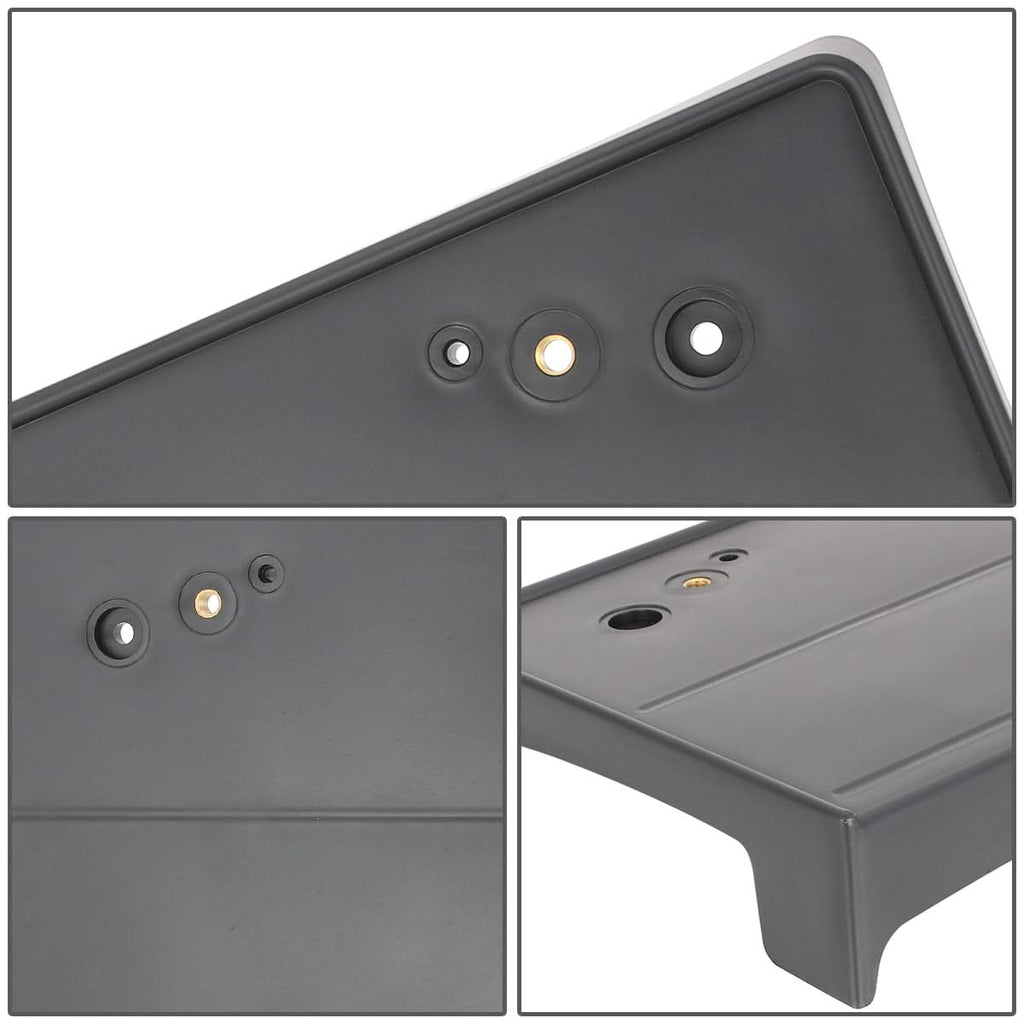 04-10 BMW 5-Series Front License Plate Mounting Bracket - Black