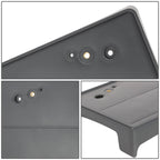 04-10 BMW 5-Series Front License Plate Mounting Bracket - Black