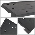 2013-2015 BMW X1 Front License Plate Mounting Bracket - Black