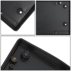 17-20 BMW 530E 530I 540I Front License Plate Mounting Bracket Black