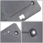 2018-2021 BMW X3 License Plate Mounting Bracket Front Black