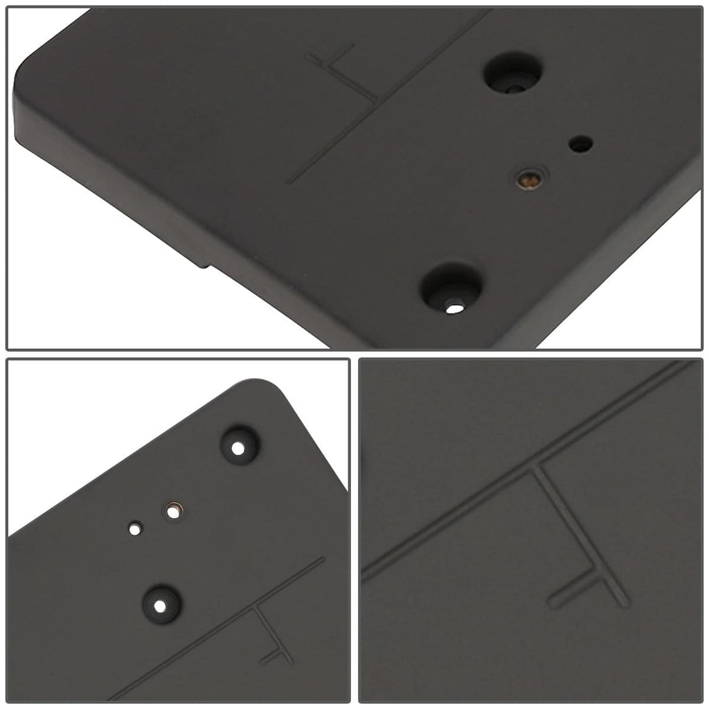 2016-2018 BMW X1 Front License Plate Mounting Bracket - Black