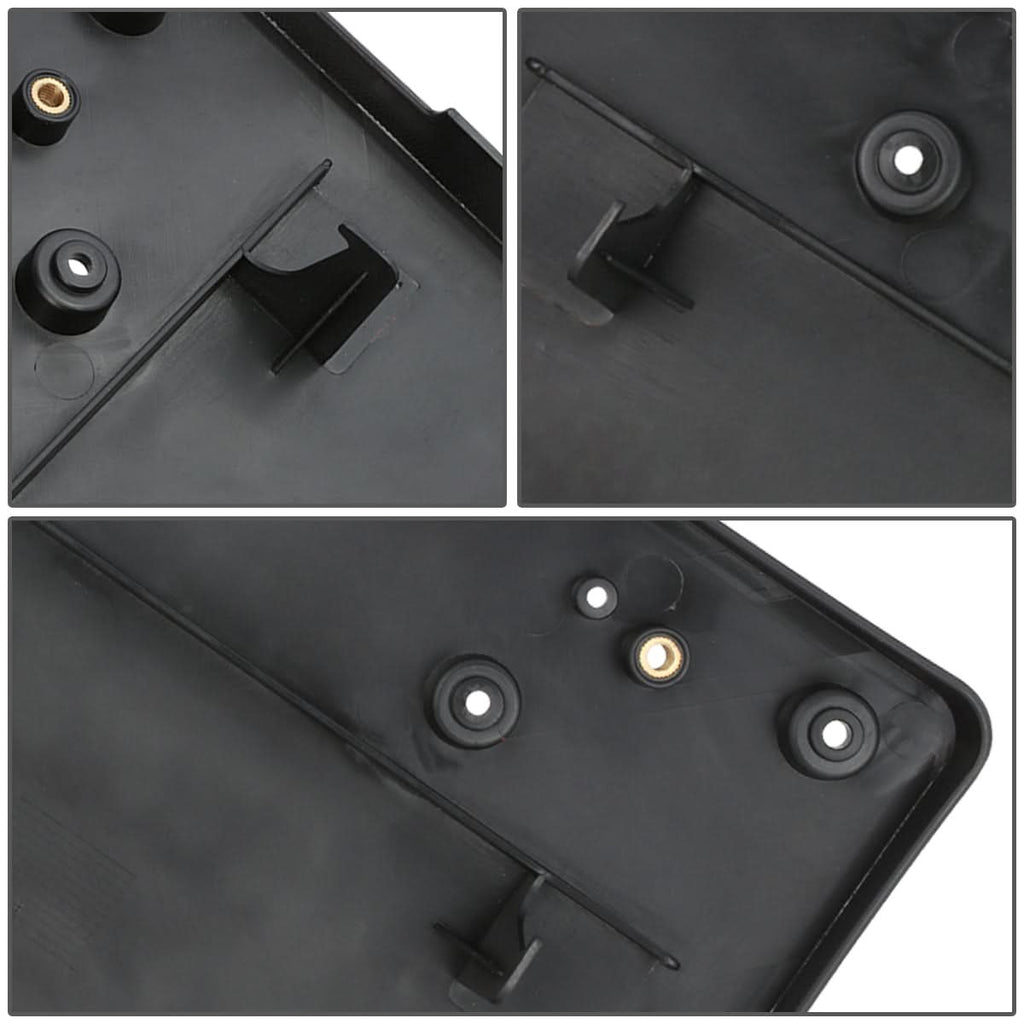 2016-2018 BMW X1 Front License Plate Mounting Bracket - Black