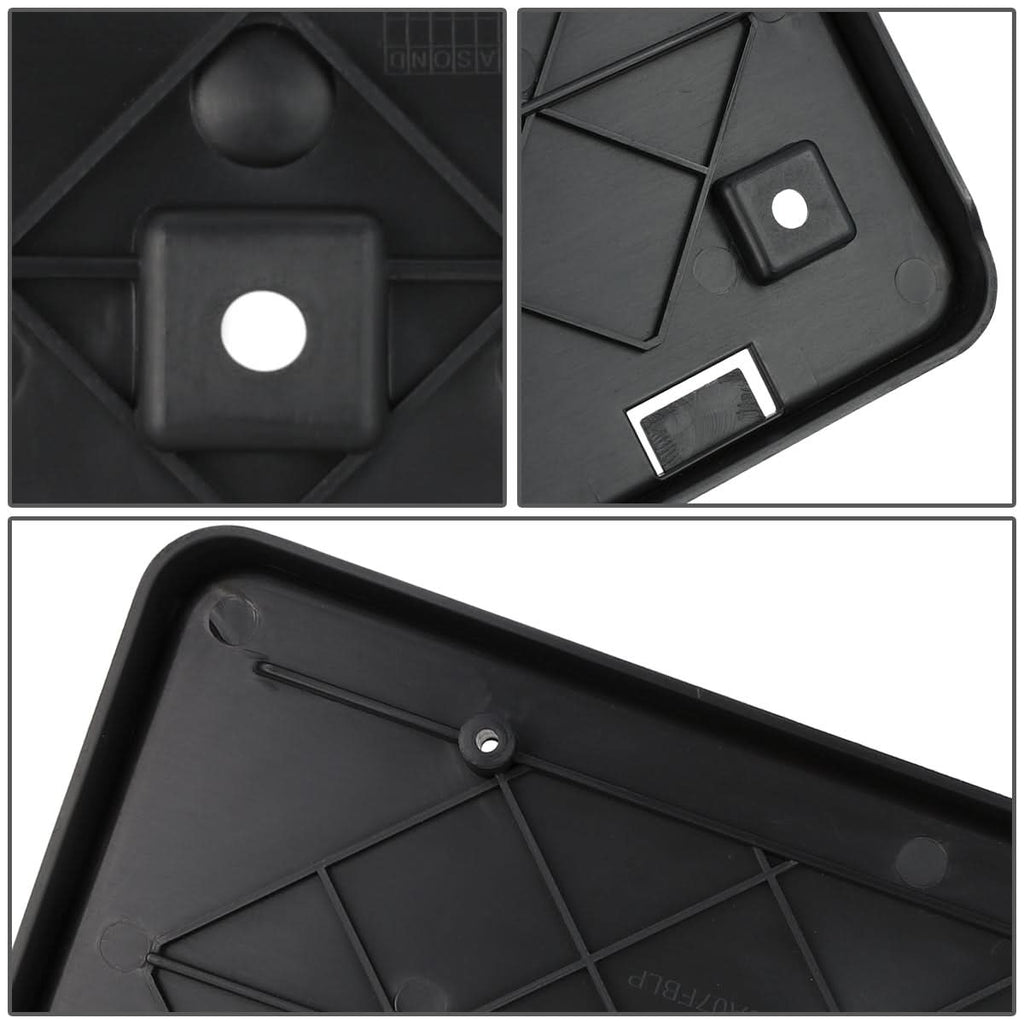 07-12 Dodge Caliber Front License Plate Mounting Bracket - Black