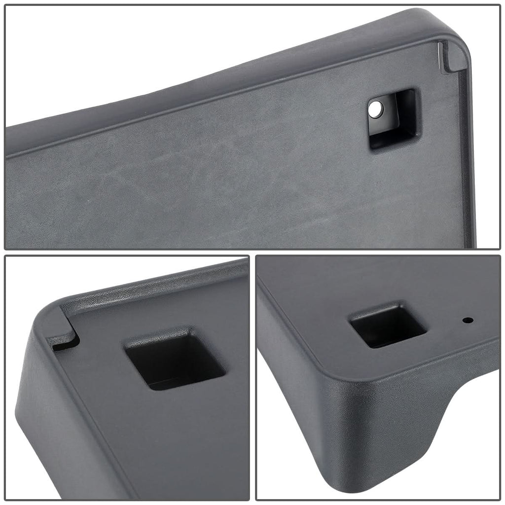 06-10 Dodge Charger Front License Plate Mounting Bracket - Black