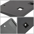 11-14 Chrysler 300 Front License Plate Mounting Bracket - Black