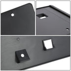 11-14 Chrysler 300 Front License Plate Mounting Bracket - Black