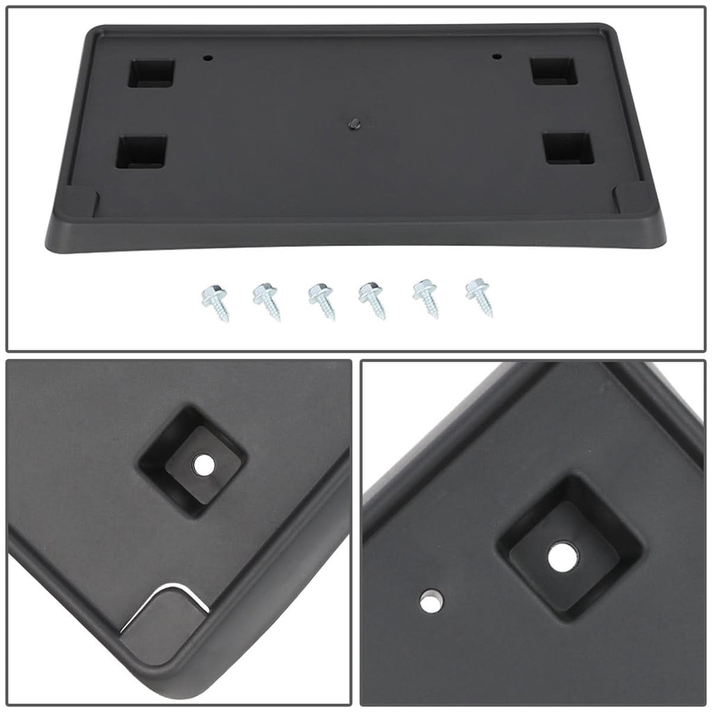 14-20 Dodge Durango Front License Plate Mounting Bracket - Black