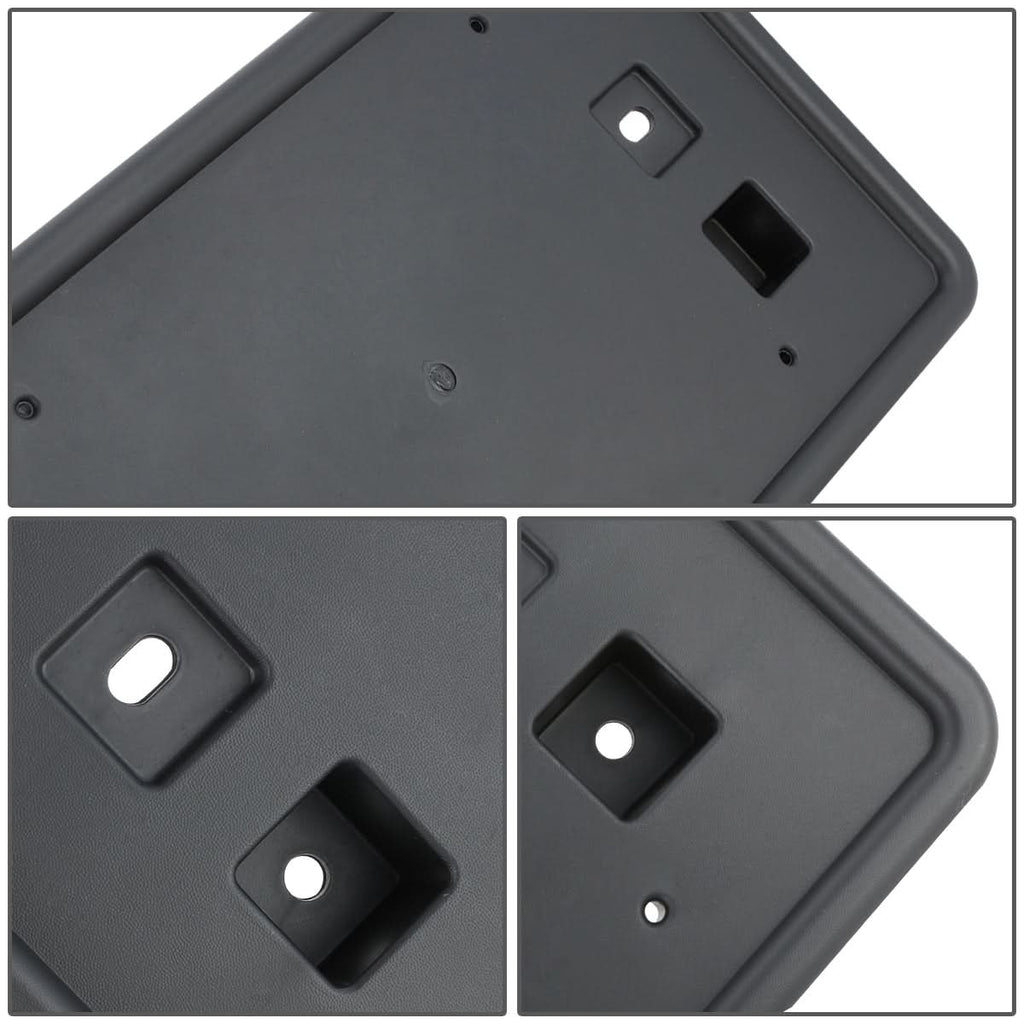 11-17 Jeep Compass Front License Plate Mounting Bracket - Black