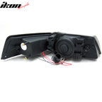 1999-2004 Ford Mustang Black Projector Headlights Lamps Amber Pair