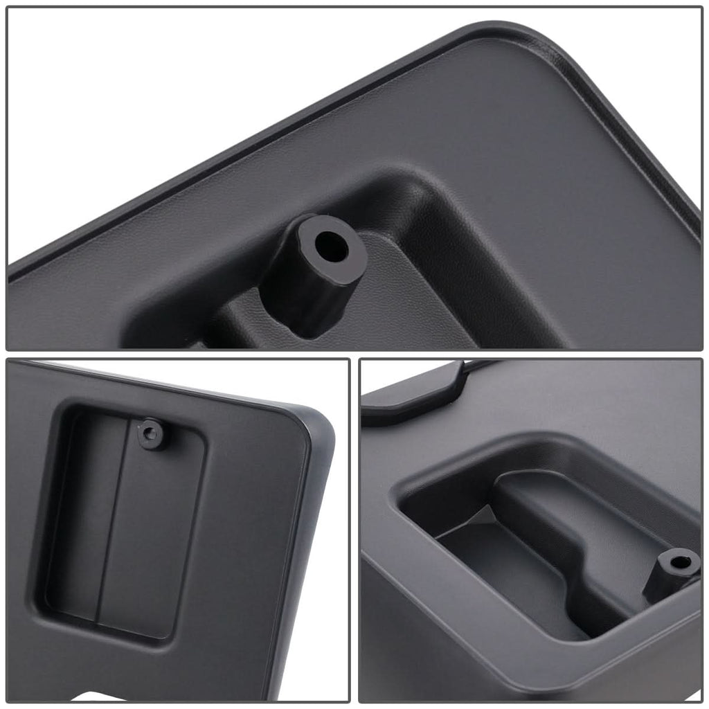 11-14 Ford F-150 Front License Plate Mounting Bracket - Black