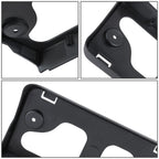 2010-2012 Ford Taurus Front License Plate Mounting Bracket Black