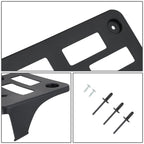 2001-2004 Ford Escape Front License Plate Mounting Bracket - Black