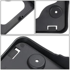 13-19 Ford Taurus Front License Plate Mounting Bracket - Black