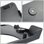 2003-2007 GMC Sierra Front License Plate Mounting Bracket Black