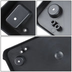 2016-2019 GMC Sierra 1500 Front License Plate Mounting Bracket - Black