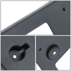 16-18 Cadillac CT6 Front License Plate Mounting Bracket - Black
