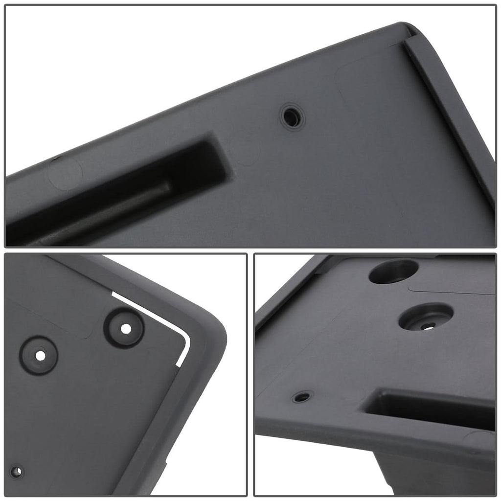 2014-2017 Buick Regal Front License Plate Mounting Bracket - Black