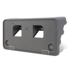 License Plate Mounting Bracket - Front - Black