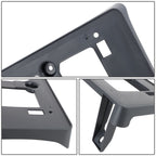 04-05 Honda Civic License Plate Mounting Bracket Front Black