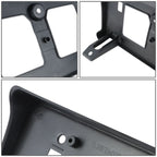 04-05 Honda Civic License Plate Mounting Bracket Front Black