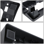 06-08 Honda Civic Front License Plate Mounting Bracket - Black