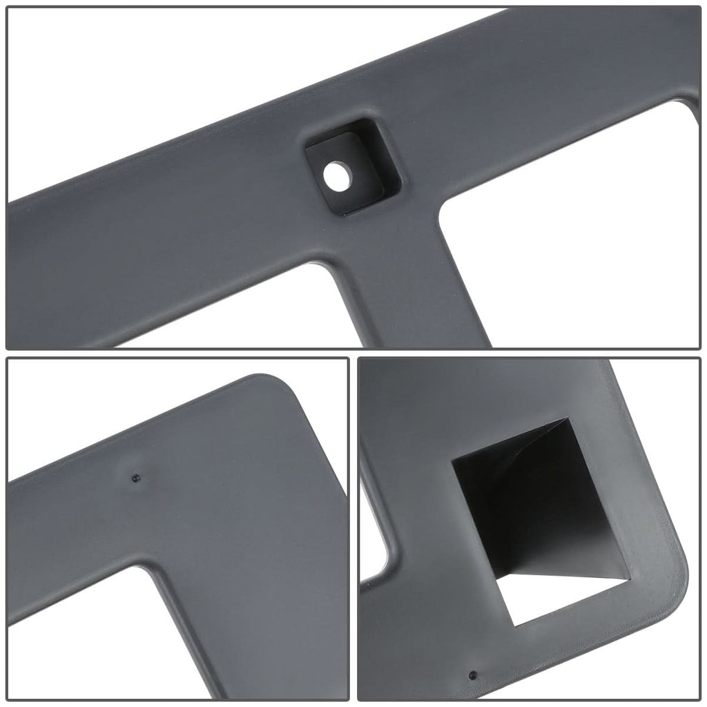 03-05 Honda Accord Front License Plate Mounting Bracket Black