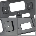2016-2018 Honda Civic Front License Plate Mounting Bracket - Black
