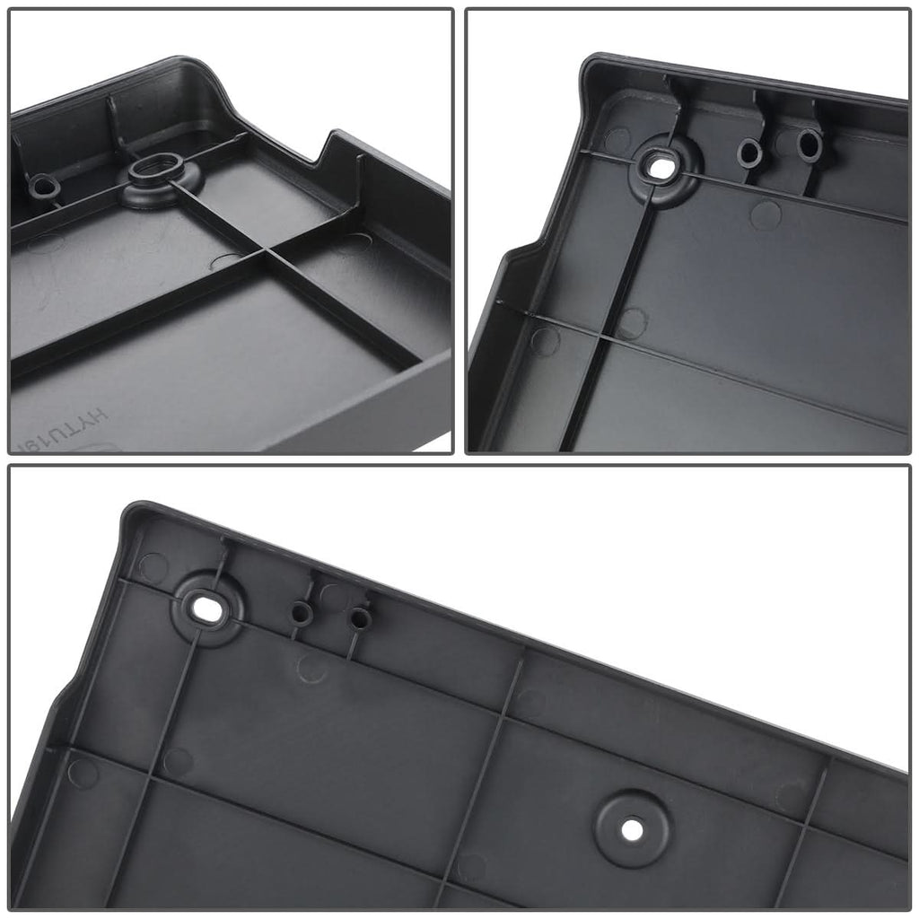 2019-2021 Hyundai Tucson Front License Plate Mounting Bracket Black