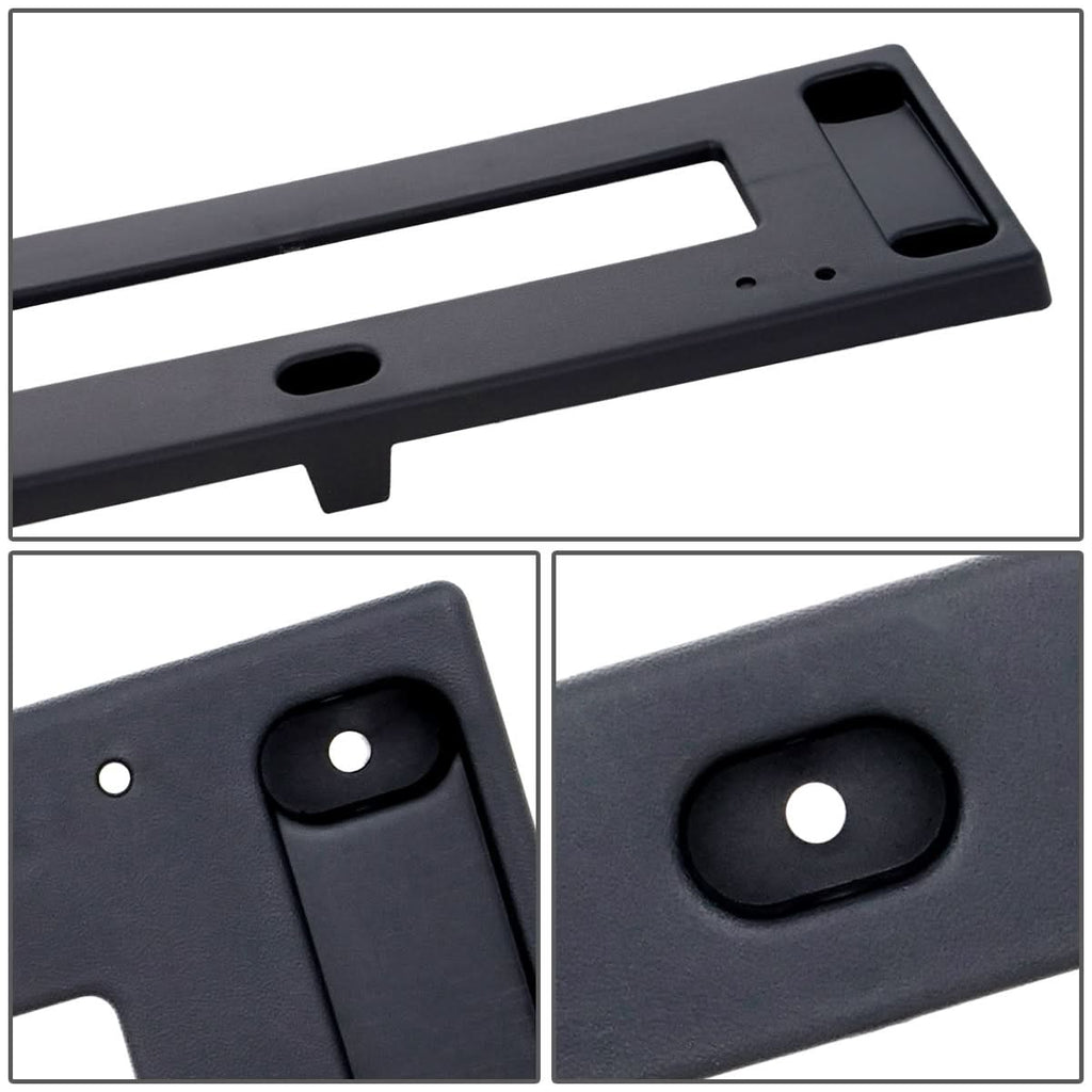 14-16 Kia Soul Front License Plate Mounting Bracket - Black