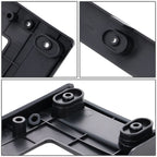 14-16 Kia Soul Front License Plate Mounting Bracket - Black