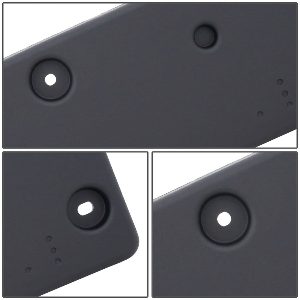 2019-2021 Kia Sedona Front License Plate Mounting Bracket Black