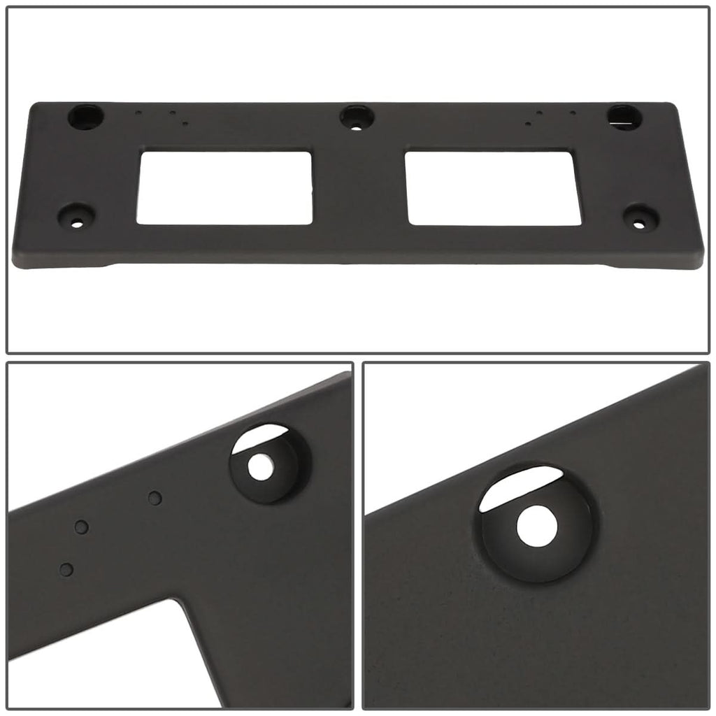 17-21 Kia Sportage License Plate Mounting Bracket - Front Black