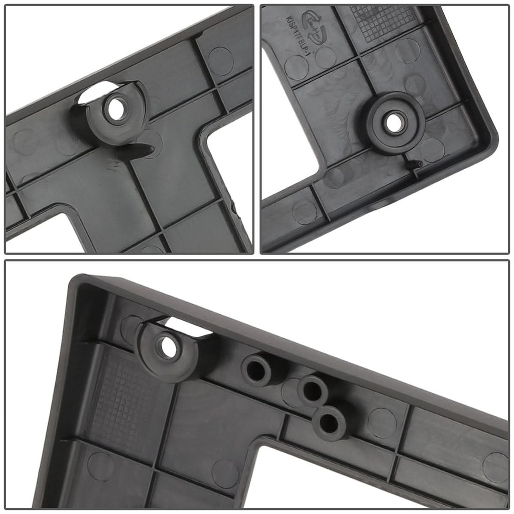 17-21 Kia Sportage License Plate Mounting Bracket - Front Black
